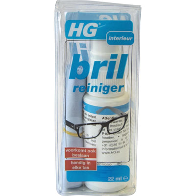 Hg brilreiniger 22ml inclusief doekje