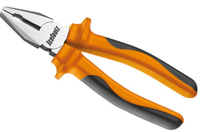 Icetoolz 28c2 combinatietang comfort grip 18cm oranje