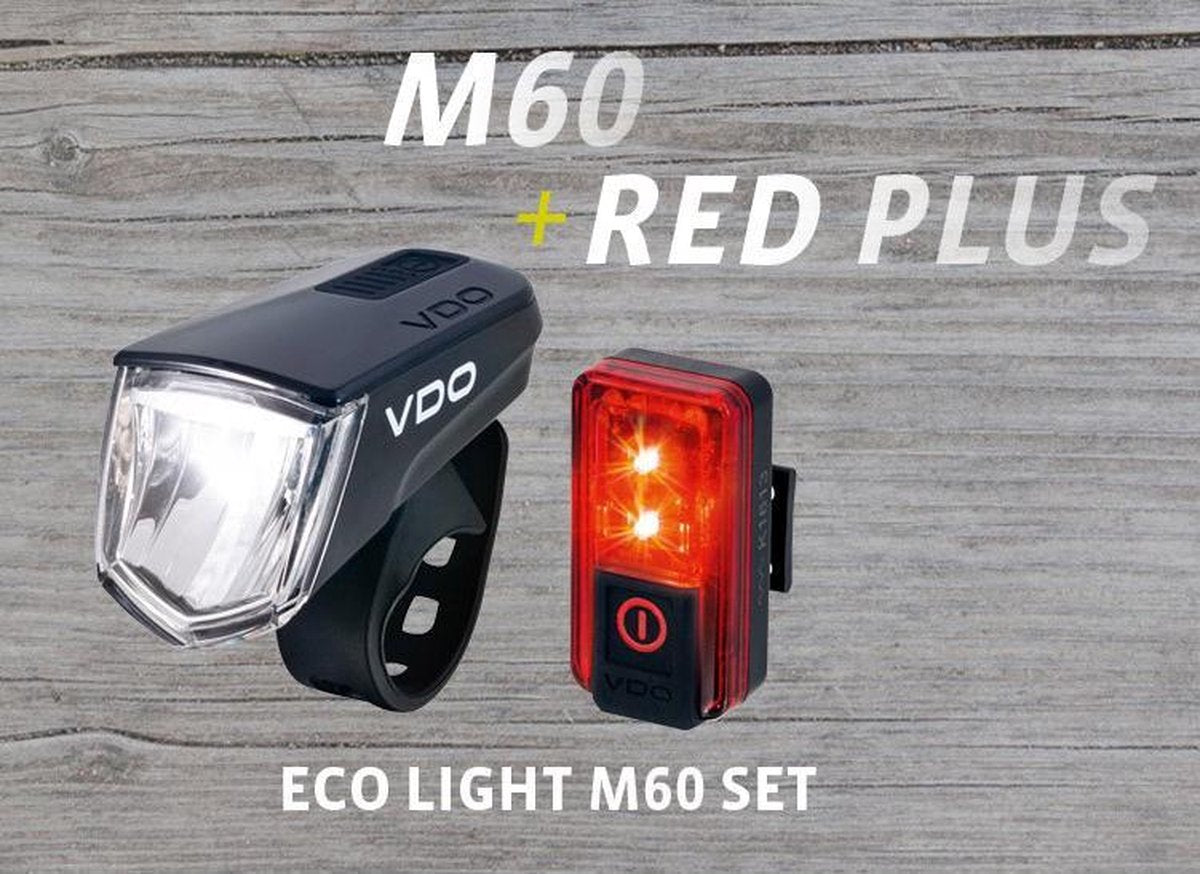 Verlichtingset VDO Eco Light M60 USB + RED PLUS USB