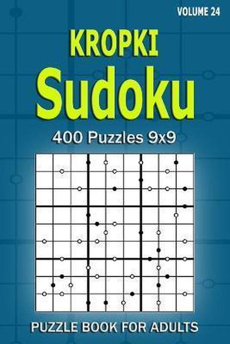 Kropki sudoku puzzle book for adults