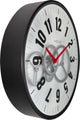 Nextime gear clock – wandklok – 36 cm – metaal glas – wit – bewegende tandwielen