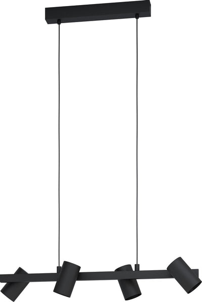 Eglo gatuela 1 hanglamp - e14 - 76 cm - zwart