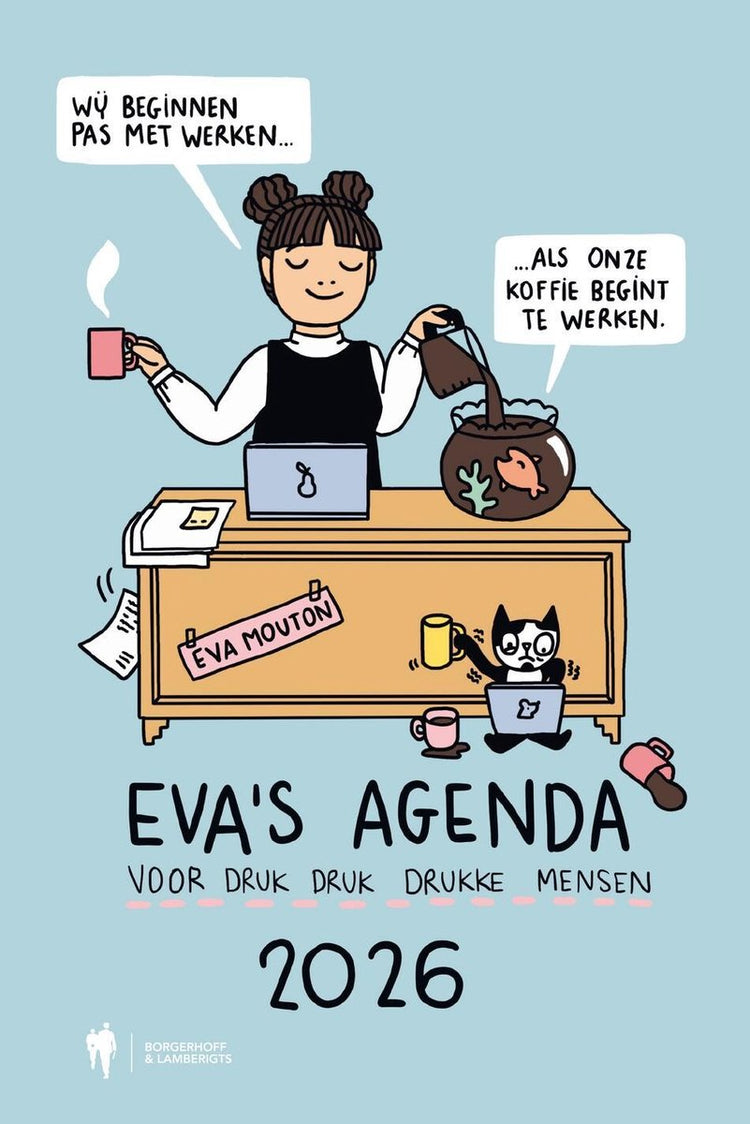Eva 's agenda - 2026 - a5 - 7 dagen op 2 pagina's