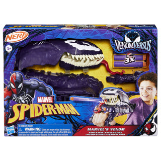 Spider-man marvel spiderman venom versus venom strike blaster