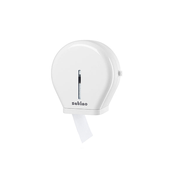 Satino jt1 jumbo toiletroldispenser klein wit 331050