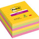 Post-it super sticky notes 101x101 geel blauw roze