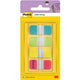 Post-it index strong, ft 15,8 x 38,1 mm, blister met 4 kleuren, 10 tabs per kleur