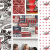 Noordwand behang urban friends coffee billboards small blauw en rood