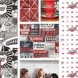 Noordwand behang urban friends coffee billboards small blauw en rood - afbeelding 2