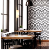 Noordwand Noordwand Behang Urban Friends Coffee Etnico wit en zwart - afbeelding 2