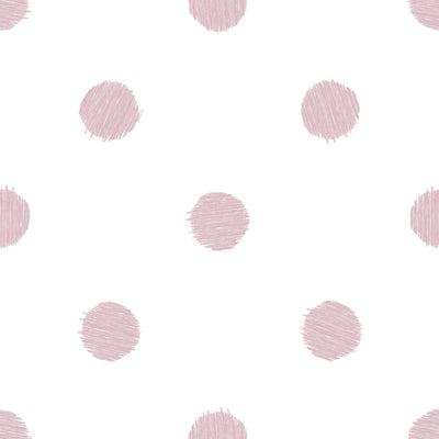 Noordwand behang urban friends coffee dots wit en roze