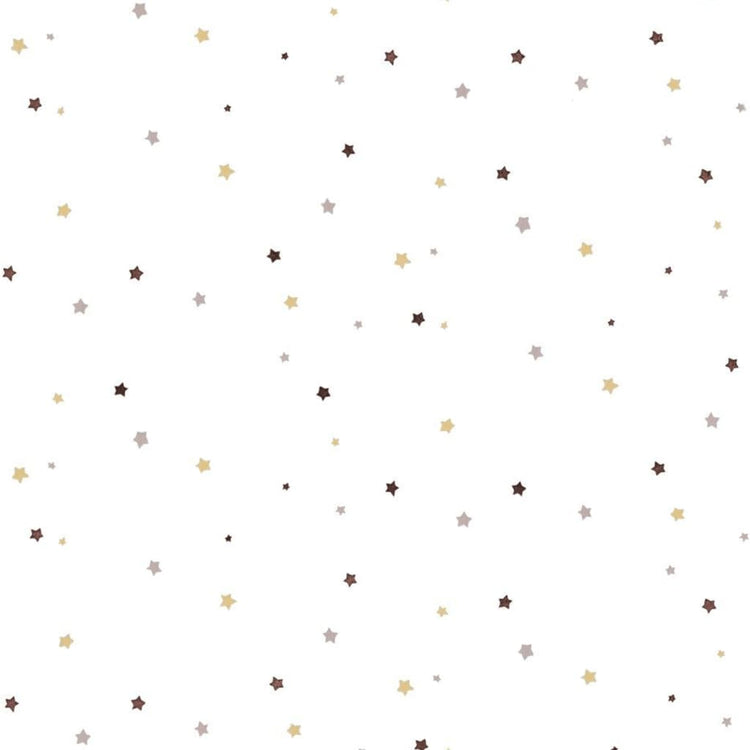 Noordwand behang mondo baby little stars beige en wit