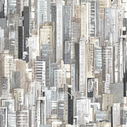 Noordwand Noordwand Behang Friends Coffee Cities and Skyline grijs en metallic - afbeelding 2