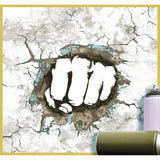 Noordwand behang friends coffee concrete boxing fist grijs en wit - afbeelding 1
