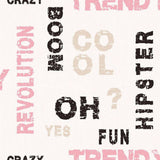 Noordwand Noordwand Behang Friends Coffee Words and Letters roze en zwart - afbeelding 2