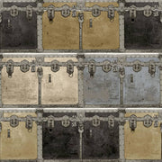 Noordwand behang friends coffee boxes and locks metallic en beige - afbeelding 2