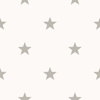 Noordwand behang friends coffee little stars lichtgrijs en wit