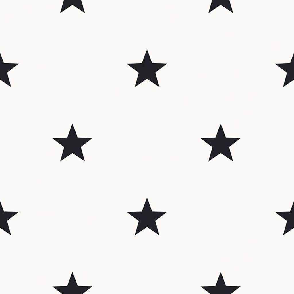 Noordwand behang friends coffee little stars zwart en wit