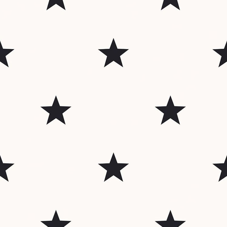Noordwand behang friends coffee little stars zwart en wit