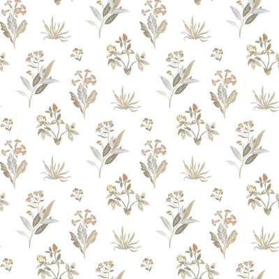 Noordwand noordwand behang blooming garden 6 flowers and plants wit en grijs