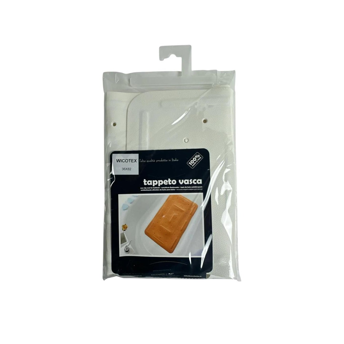 Wicotex antislip badmat 36x82cm wit