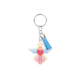 Paperdreams sleutelhanger- beschermengel acryl 6,5x13,5cm - afbeelding 1