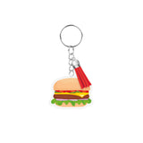 Paperdreams sleutelhanger- hamburger acryl 6,5x13,5cm - afbeelding 1