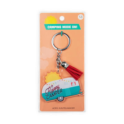 Paperdreams sleutelhanger- happy camper