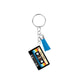Paperdreams sleutelhanger- cassettebandje acryl 6,5x13,5cm