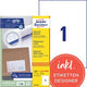 Etiketten avery 200 stuks wit