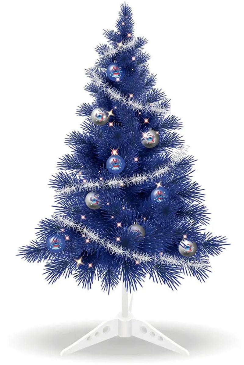 Disney 60 cm stitch xmas kerstboom blauw