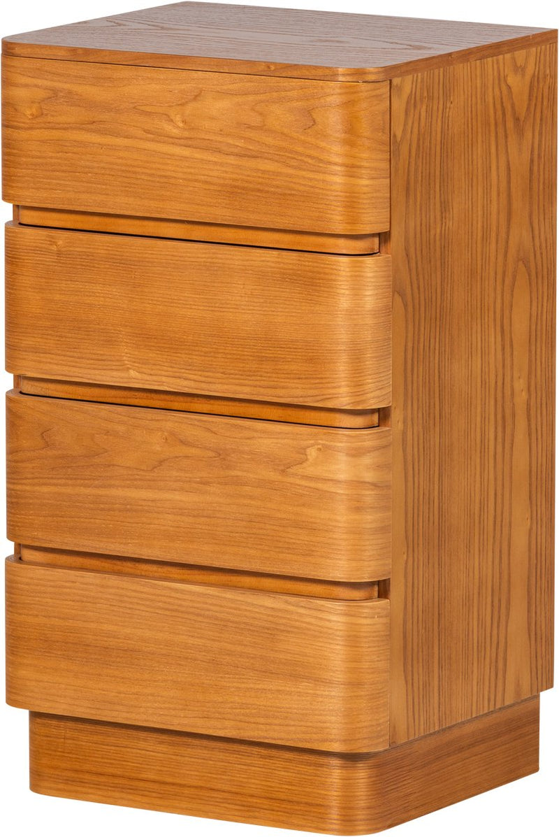 Woood fejo ladekast nachtkastje - mdf - bruin - 70x40x34