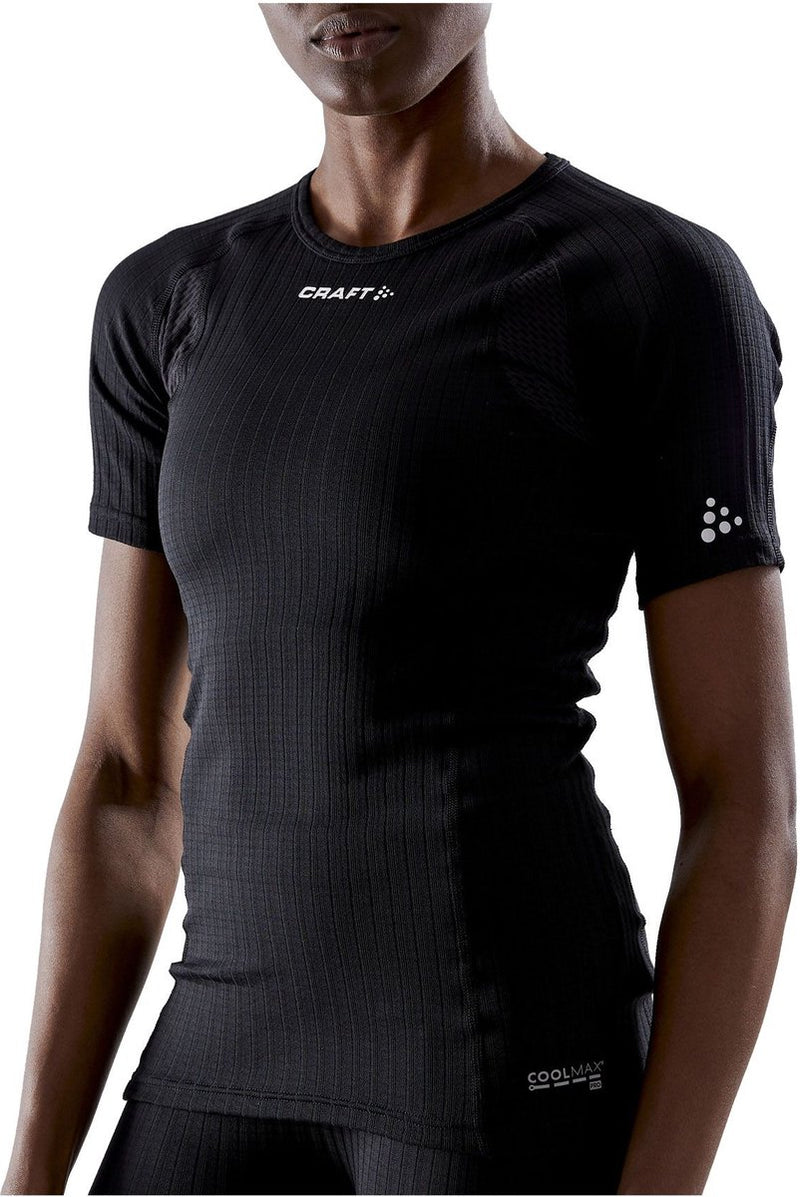 Craft active extreme x rn ss w dames thermoshirt - zwart l