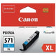 Inktcartridge canon cli-571xl cyaan