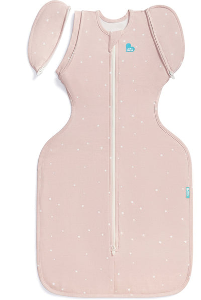 Love to dream ™ babyslaapzak swaddle up™ - inbakeren afbouwen - baby 3-6 maanden - 6-8.5 kg - all season - powder pink