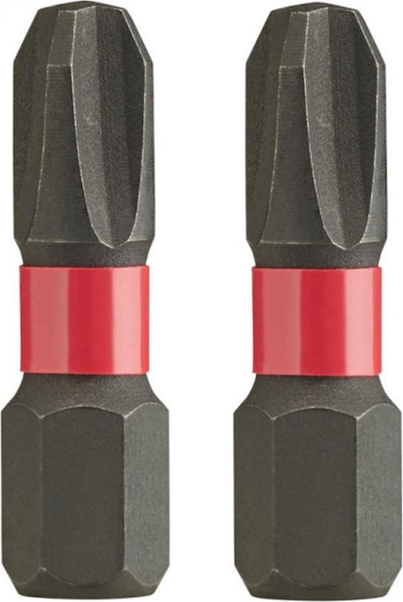Milwaukee shockwave impact duty™ schroefbits shockwave pz3 x 25 mm - 2 pct - 4932430868