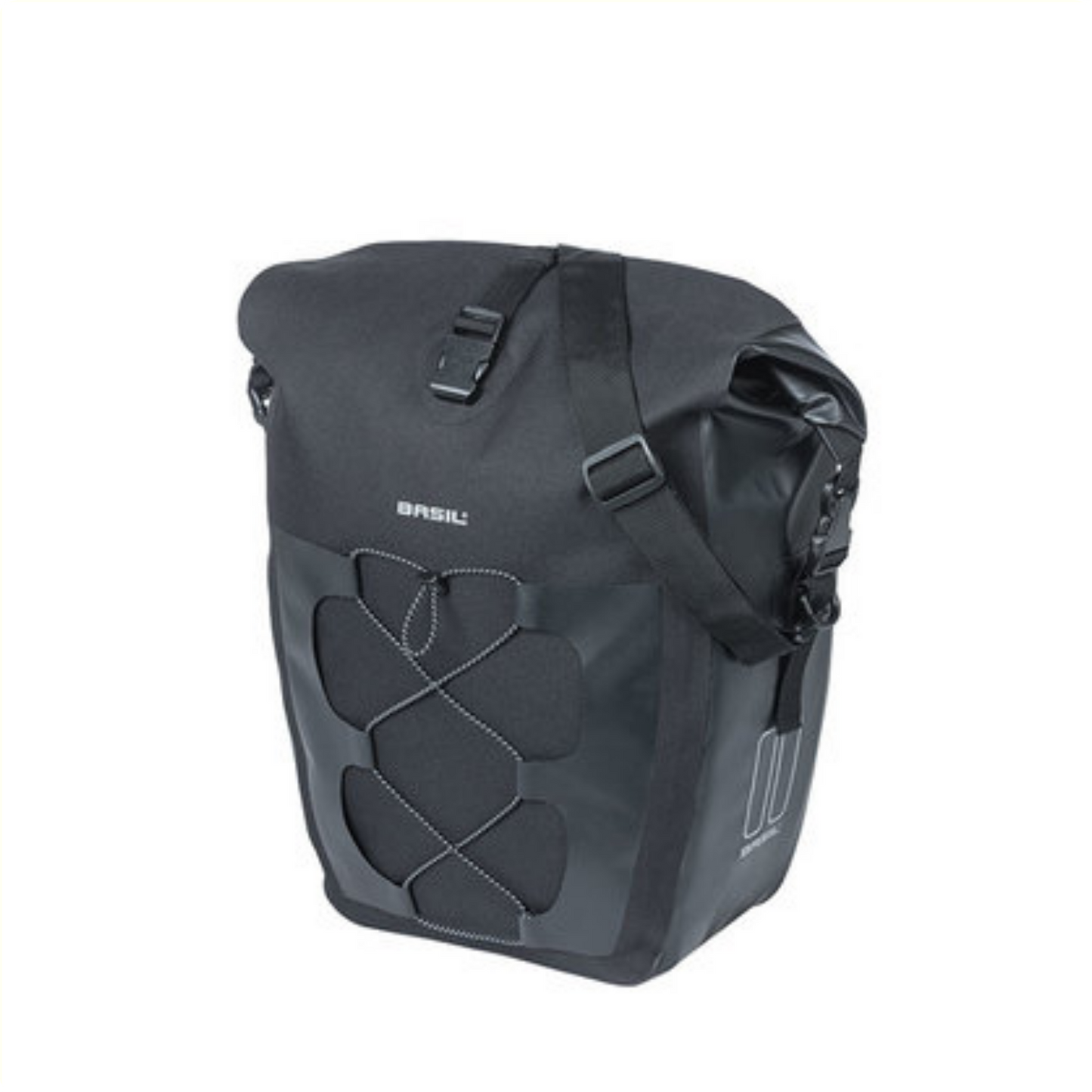 Basil Navigator Waterproof enkele fietstas, zwart