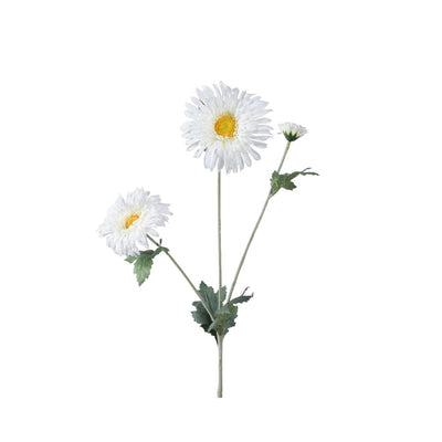 Decoris kunstbloem madeliefje h68cm wit