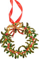 Villeroy boch winter collage accessoires metallhanger xmas krans d: 9 cm