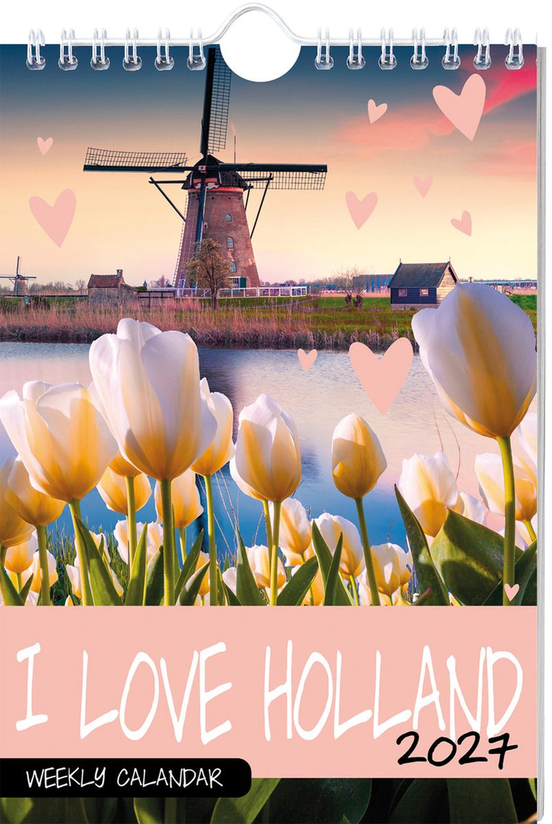 I love holland weekkalender - 2027