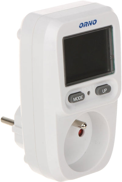 Orno stopcontact energiemeter met penaarde - geschikt voor belgië