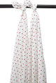 Meyco baby sweet heart swaddle - 2-pack - hydrofiel - red - 120x120cm