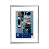 Henzo fotolijstframe 15x20cm foto 10x15 zilver kunststof - afbeelding 1
