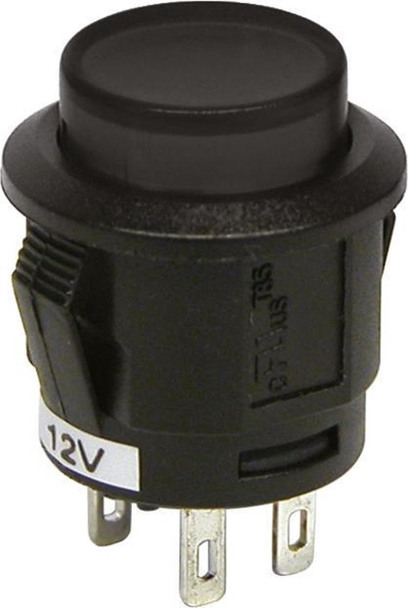 Carpoint drukschakelaar 12v zwart