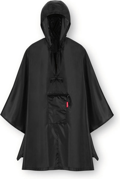 Reisenthel mini maxi poncho regenponcho - opvouwbaar - zwart