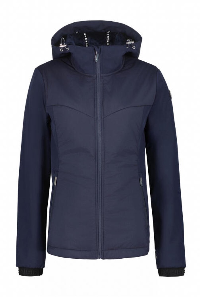 Luhta iivaara dames softshell jas - blauw - 40