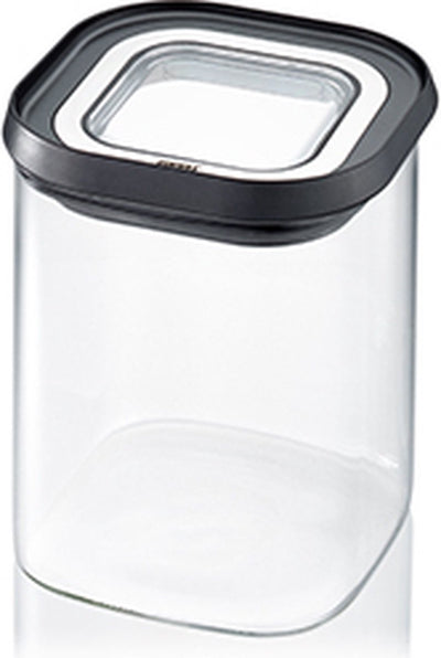 Gefu pantry voorraadbus – 900 ml – borosilicaatglas – luchtdicht stapelbaar