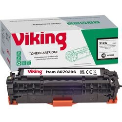 Tonercartridge viking hp cf380a nr. 312a zwart