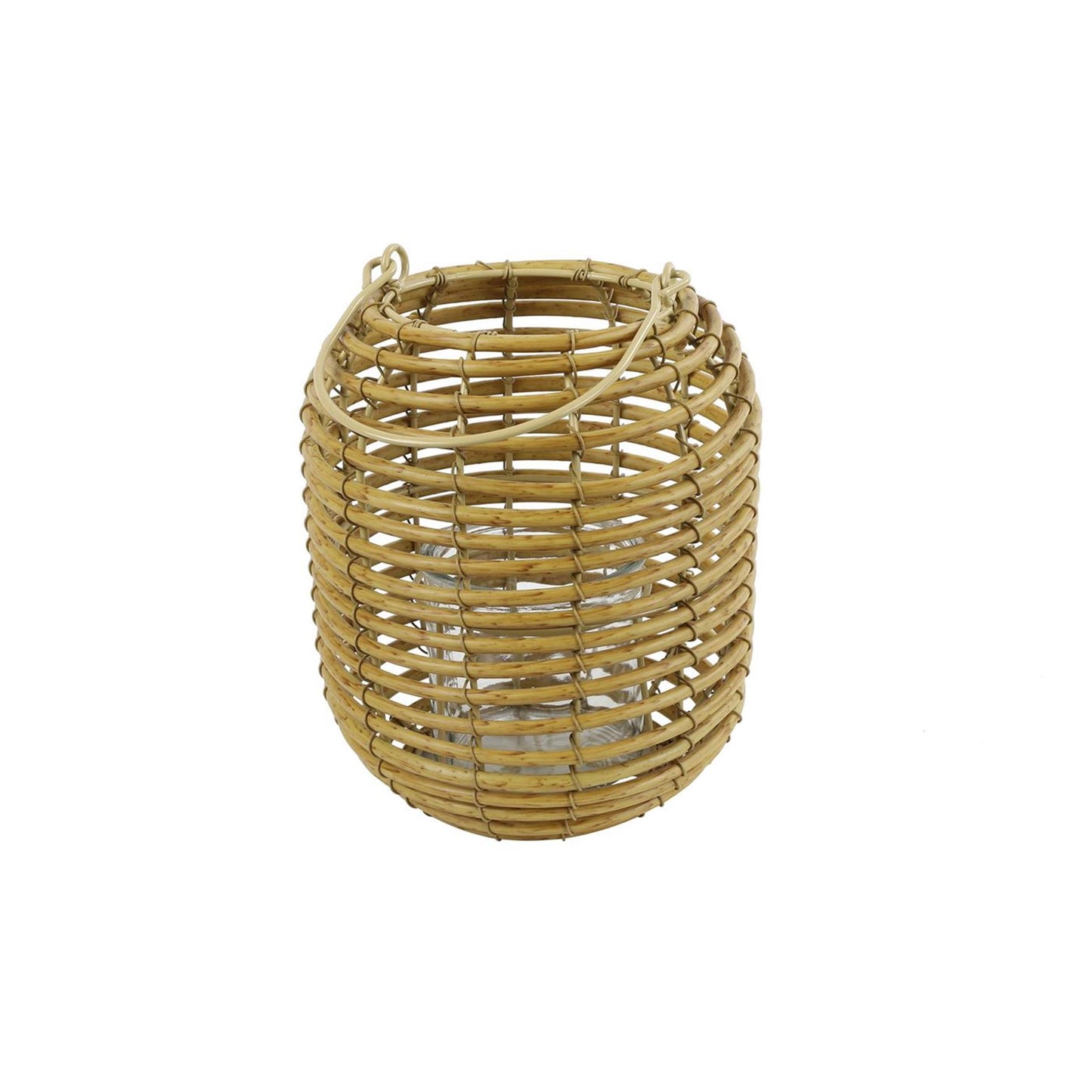 Countryfield windlicht hoog naturel h24cm kunststof