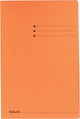 Esselte manilla 3-klepsmap - folio - 50 stuks - oranje